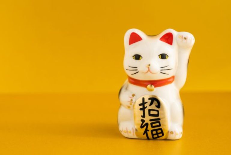 chat porte bonheur japonais